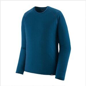 PATAGONIA (Men's XL) Capilene Base Layer Blue Long Sleeve Shirt Outdoor Hiking
